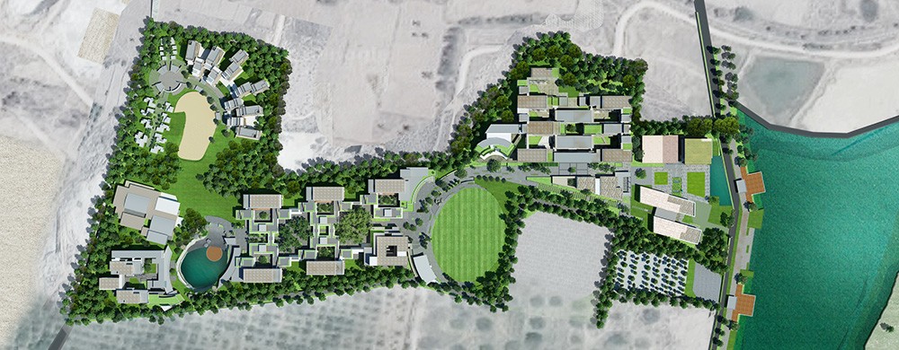 CMR University Campus top view